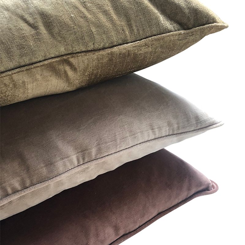 Cushion Cover Matt Velvet Decadent Green 50x50
