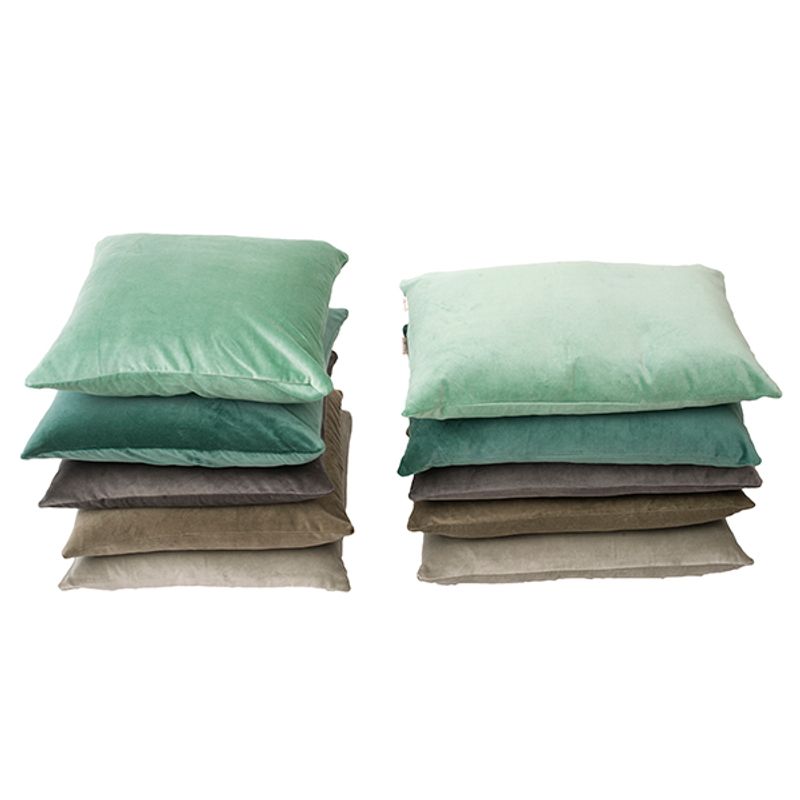 Putetrekk Velvet Matt Mud 60x40 cm