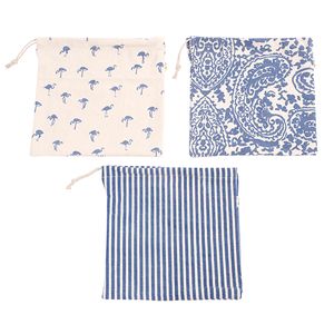 Hovedbilde Tøypose China Blue Flamingo