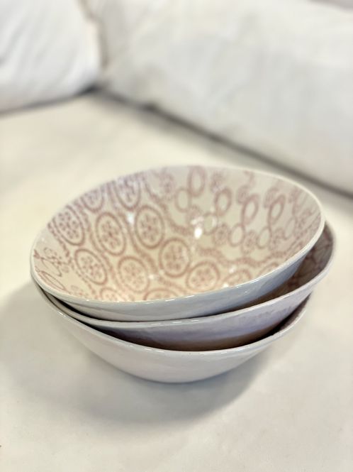 Hovedbilde Soup Bowl Mixe Pattern Pink