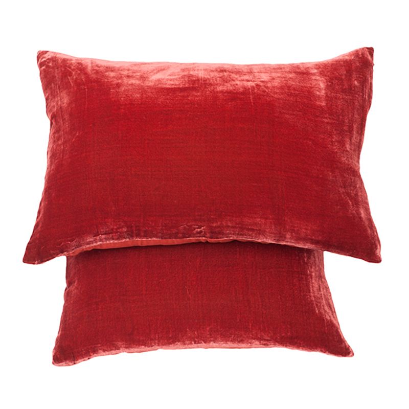 cushion cover silk velvet jewel 60x40 cm
