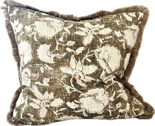 Cushion Cover Simplicity Flower Mud