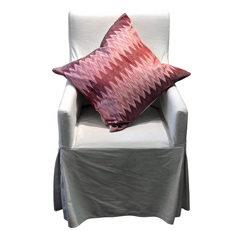 cushion cover zig zag red