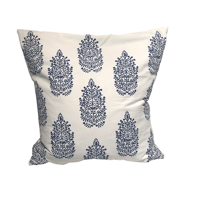 cushion cover Blue paisley