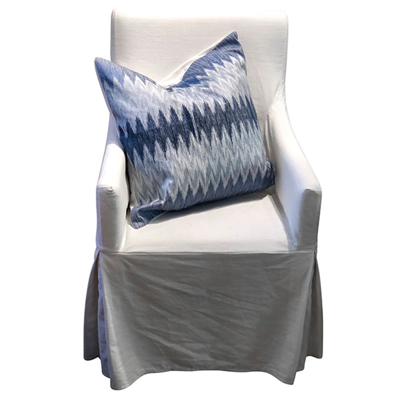 cushion cover Blue paisley
