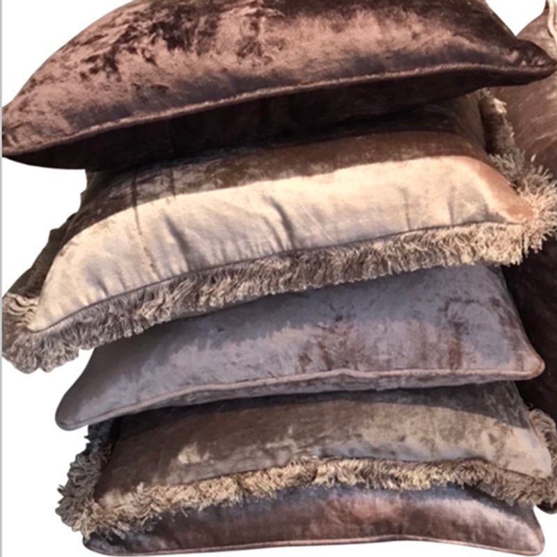 cushion cover shiny velvet heaven