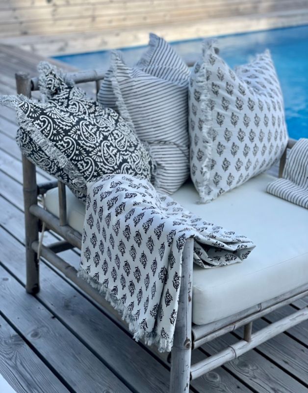 Cushion Cover Hope Black