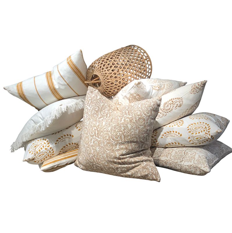 cushion cover Golden Honey New Paisly
