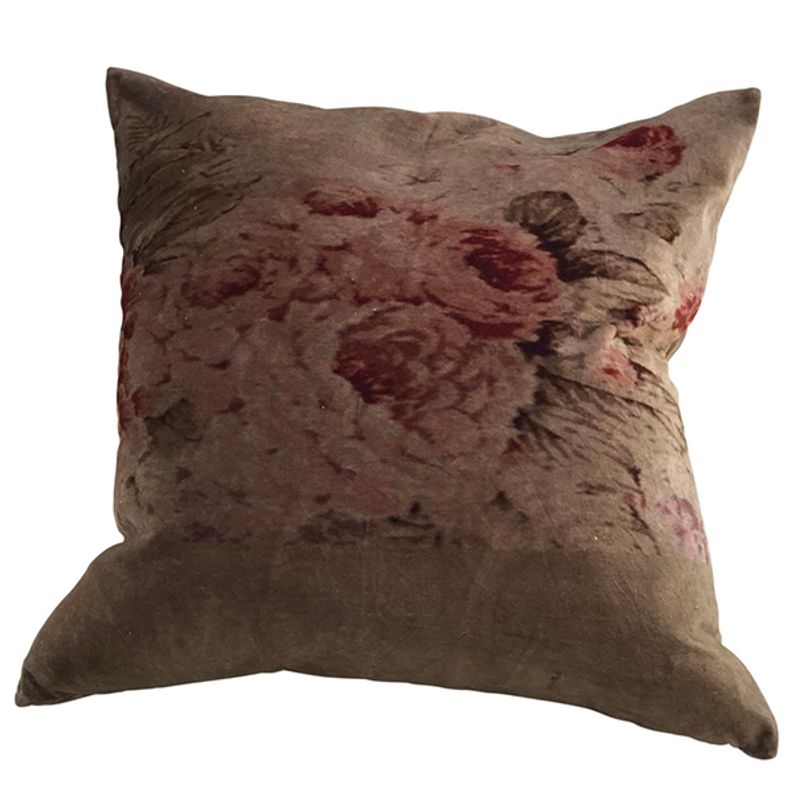 cushion cover velvet matt rose