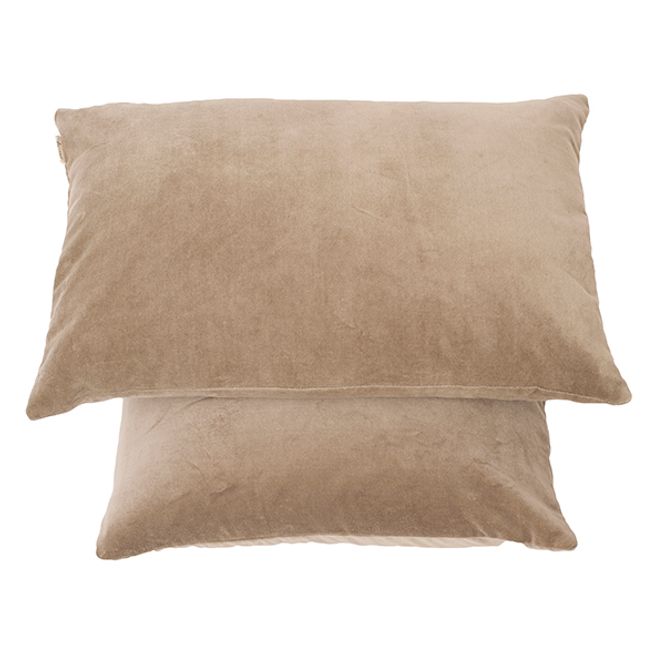 Hovedbilde Putetrekk Velvet Matt Taupe ...