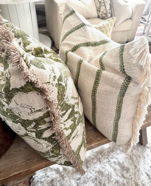 Putetrekk Simplicity Stripes Dark Green