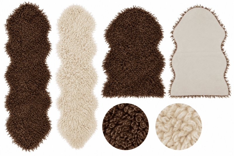 Fuskepels Natur 60 x 180