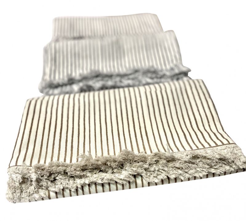 Throw Stripe Sand