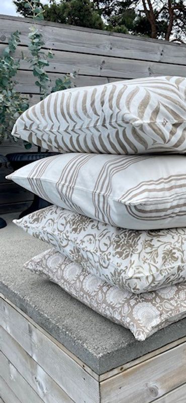 Cushion Cover Taupe Nelly
