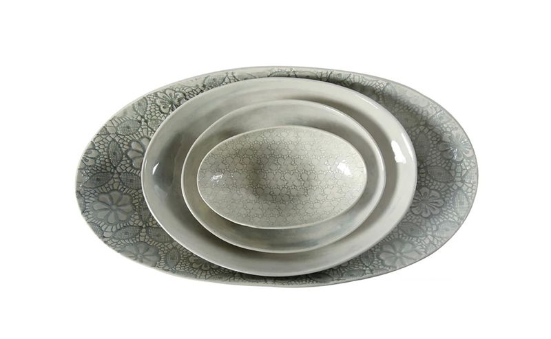 Etosha Mixed Pattern Extra Large Duck Egg 