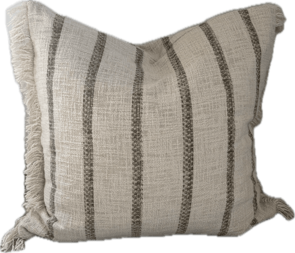 Cushion Cover Simplicity Stripes Mud